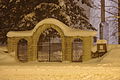 Kirikuaia värav talvel