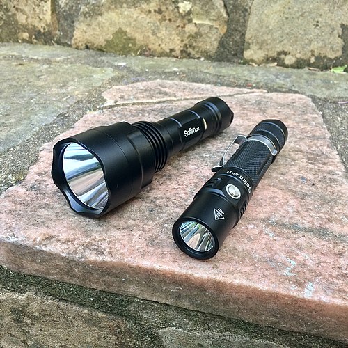 A set of LED flashlights