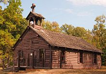 The reconstructed Lac qui Parle Mission Lac qui Parle Mission.JPG
