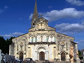 A Saint-Jean-Baptiste de Lagupie-templom cikk illusztráló képe