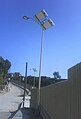 Lámpara de alumbrado público solar.