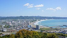 Landscape from the Uomizuka in Kamogawa City 20110424.jpg