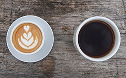 Latte and dark coffee.jpg