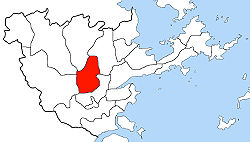 东湖镇在连江县的位置