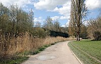La voie des Combattants, dans le parc de la Citadelle de Lille.