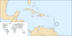 Барбадос на карте мира