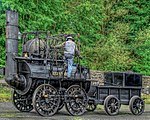 Penggerak No. 1, Pockerley Waggonway, Beamish Museum, 13 November 2013 (2) (dipotong).jpg