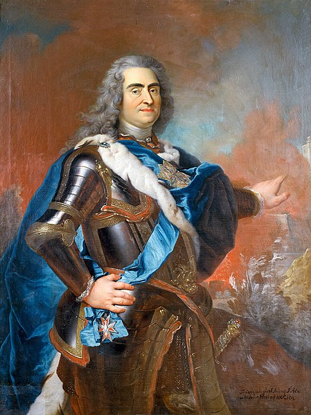Augustus II; his death in February 1733 sparked the war