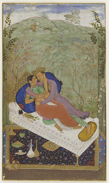 File:Lovers, Mughal dynasty.jpg