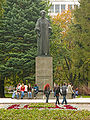 Monument Marie Skłodowska-Curie i Lublin, Polen.