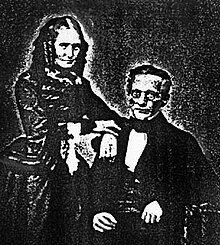 Ludwig Aaron Gans with his wife Rosette nee Goldschmidt Ludwig Aaron and Rosette Gans.jpg