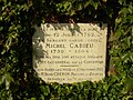 Plaque commémorative de l’exploit de Michel Cabieu