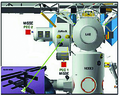 Schema dei due PEC dei MISSE 1 e 2 montati sulla ISS