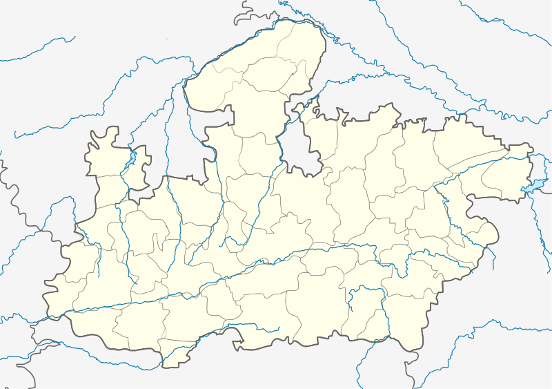 चित्र:Madhya Pradesh districts location map big.svg