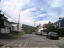 Northbound Main Street in Shade Gap