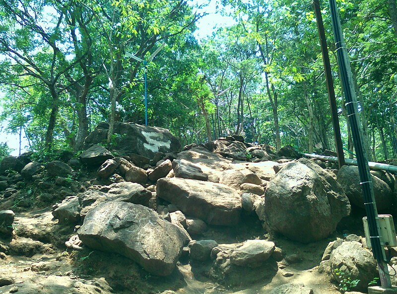 File:Malayattoor Pilgrim the way to church.jpg