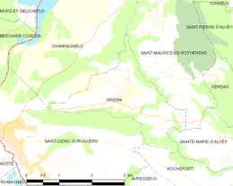 Gresin - Localizazion