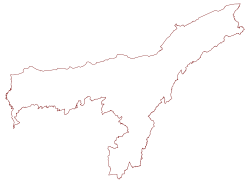 Map of Assam outline.svg