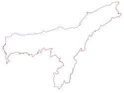 Location of Gethsemane Man-made Forest