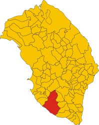 Ugento - Mapa