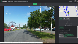 Скриншот программы Mapillary