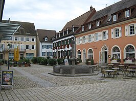 Marktplein te Müllheim