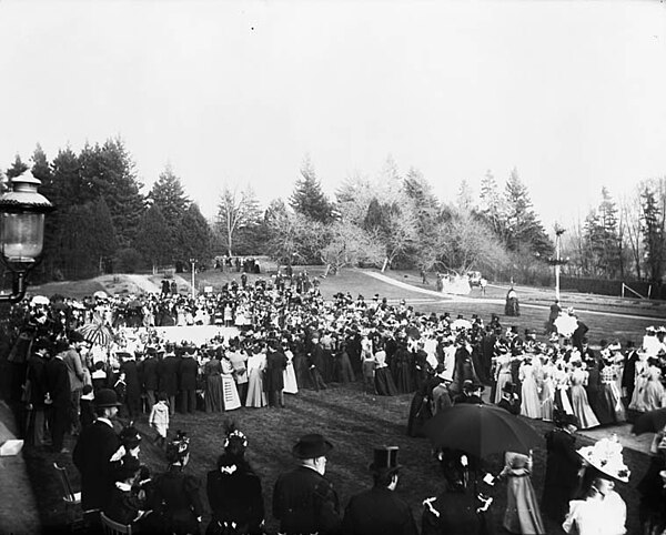 A May Day garden party at Rideau Hall, 1898