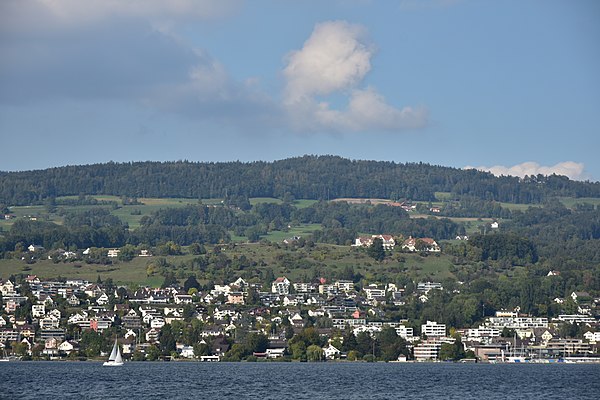 Pfannenstiel summit as seen from Au Peninsula