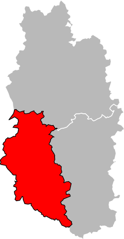Location of Qarku Bar-le-Duc