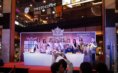 The regional competitions for Miss Grand Thailand: (Top) The press-conference of Miss Grand Suphanburi 2019, held at Robinson Lifestyle Suphanburi on 15 January 2019. (Bottom) Miss Grand Bangkok 2022, held at ESC Park Hotel, Pathumthani on 6 February 2022.