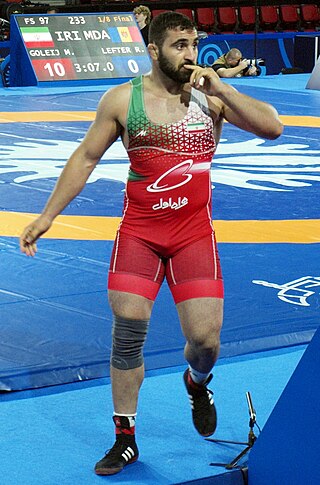 <span class="mw-page-title-main">Mojtaba Goleij</span> Iranian freestyle wrestler