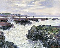 The Rocks at Pourville, Low Tide Monet w767.jpg