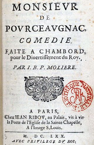 <i>Monsieur de Pourceaugnac</i>