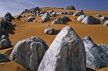 The Montagnes Bleus in the Aïr Massif.