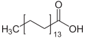 Deutsch: Struktur von Montansäure English: Structure of Montanic acid