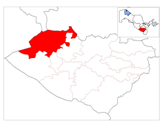 Muborak District District in Qashqadaryo Region, Uzbekistan