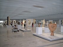 Seitenansicht der Galerie du Temps