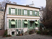 Scheffer's house in Paris, France, now the Musée de la Vie romantique (Museum of Romantic Life)