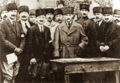 Mustafa Kemal Pasha and other patriots in Ankara, October 30, 1920