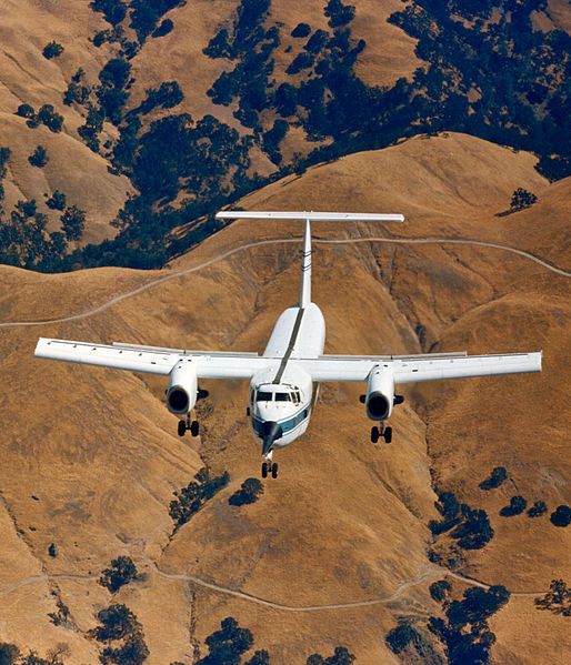 File:NASA C-8A AWJSRA in flight.jpg