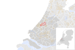 Locatie van de gemeente Leidschendam-Voorburg (gemeentegrenzen CBS 2016)