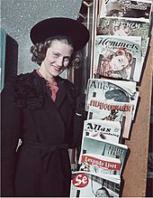 Magazine stand, Sweden, 1941 NMA.0031686, Fashion Photo by Gunnar Lundh 1941.jpg