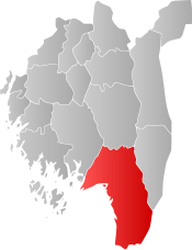 Halden within Østfold