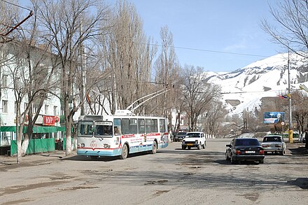 Street scene in Naryn