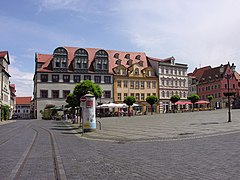 Marktplatz mit Bürgerhäusern