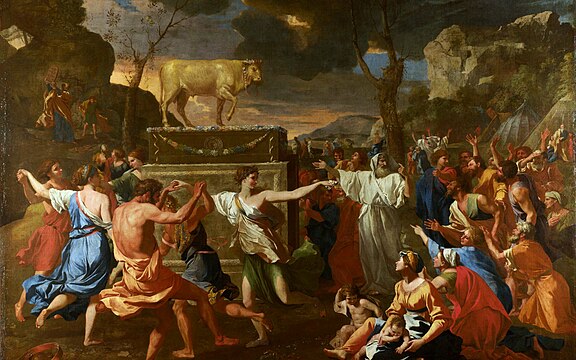 "Nicolas_Poussin_-_L'Adoration_du_Veau_d'or.jpg" by User:Eugene a