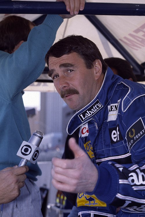 Nigel Mansell arrived at Indy for the first time in 1993.