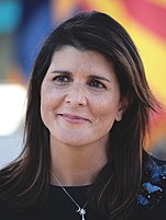 Former Ambassador to the United Nations Nikki Haley from South Carolina CURRENT