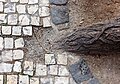 Image 29Nook in Portuguese pavement to allow for tree root, Avenida de Roma, Lisbon, Portugal (approx. GPS location)