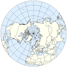 Northern Hemisphere from above the North Pole Northern Hemisphere LamAz.png